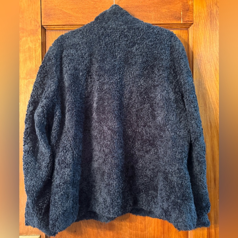 Pendleton Sherpa Zip Front Jacket With Plaid Coll… - image 2